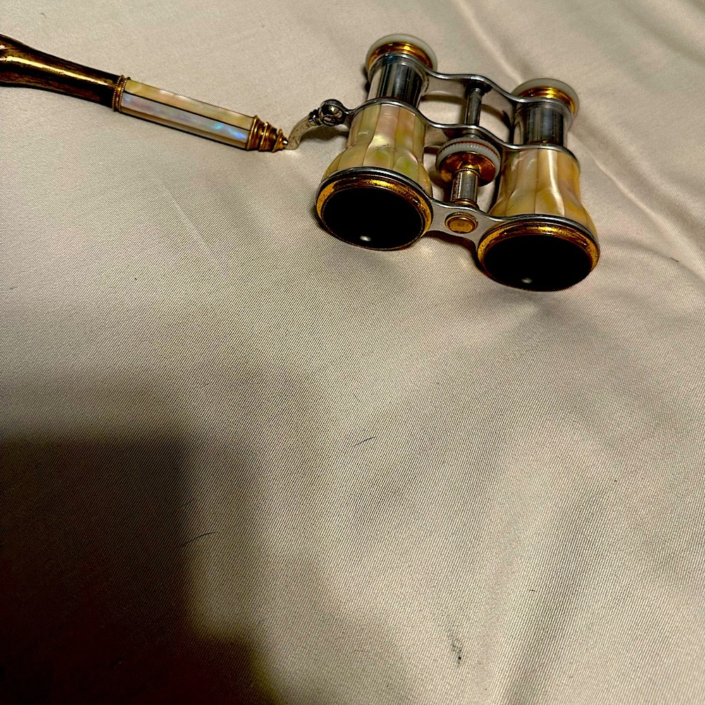 Tiffany and Co   Mother of Pearl Opera Glasses